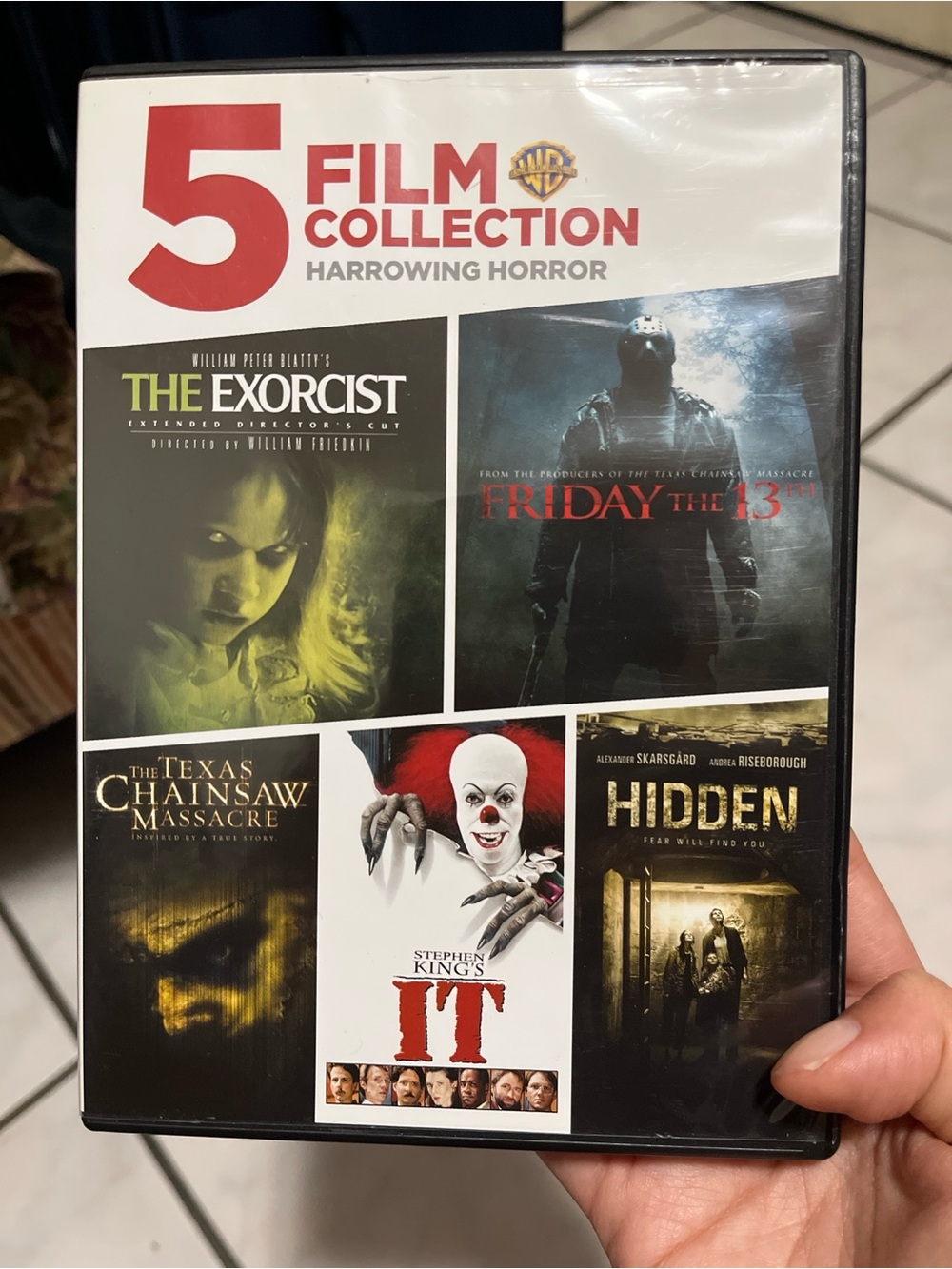 5 Film Harrowing Horror Collection: The Exorcist, Friday the 13th, IT & More